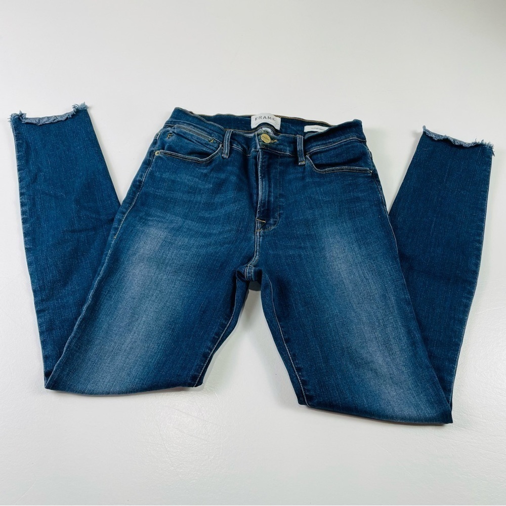 Frame Women skinny jean le high skinny size‎ 28 Frayed hem High Rise